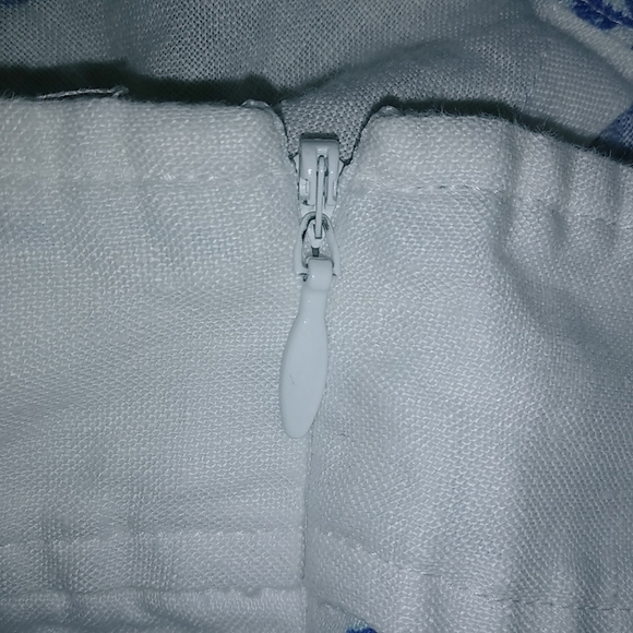 Vineyard Vines 0 29 Ocean Reef Linen White Shell Fleur Short Shorts - Picture 6 of 6